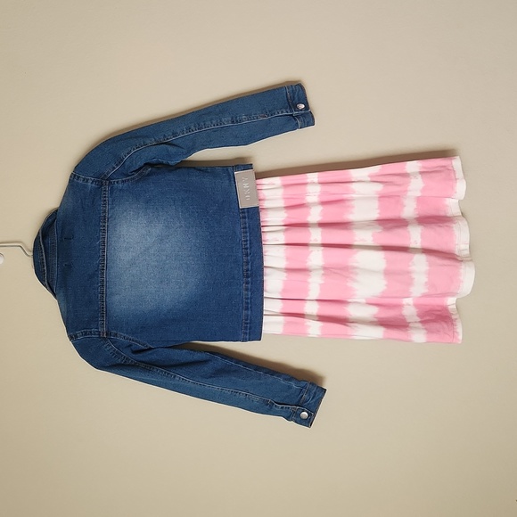 Girls DKNY Denim Jacket/Dress Set (size 8) - Picture 8 of 16